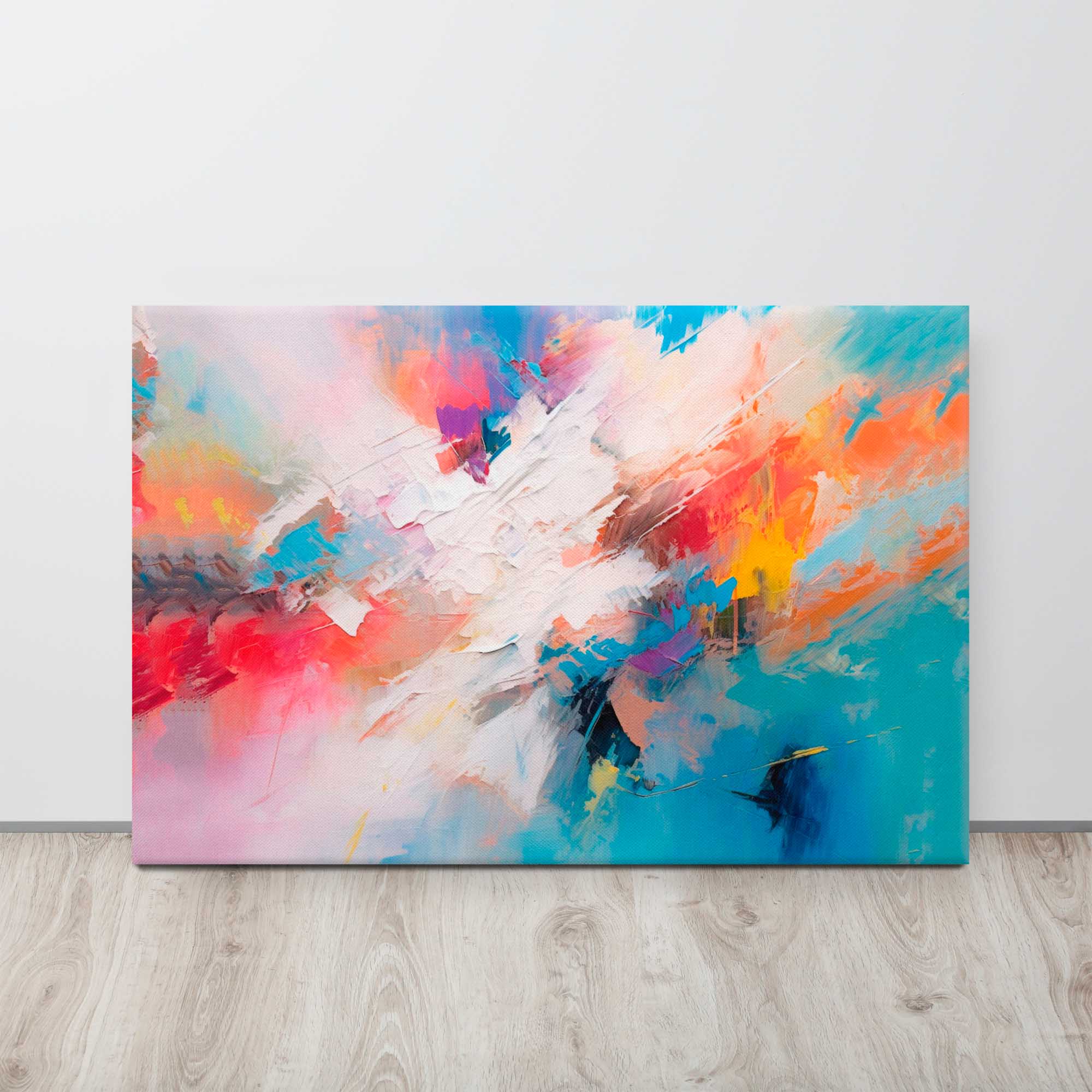 Dynamic Energy – Abstract Canvas Painting Print on gallery wrap