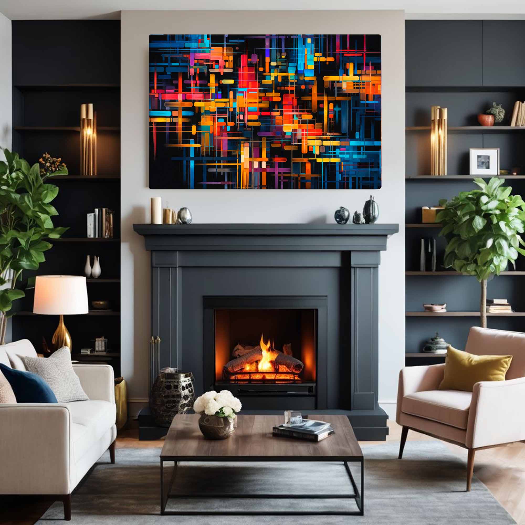  Echoes of Form – Contemporary Abstract Canvas Wall Art