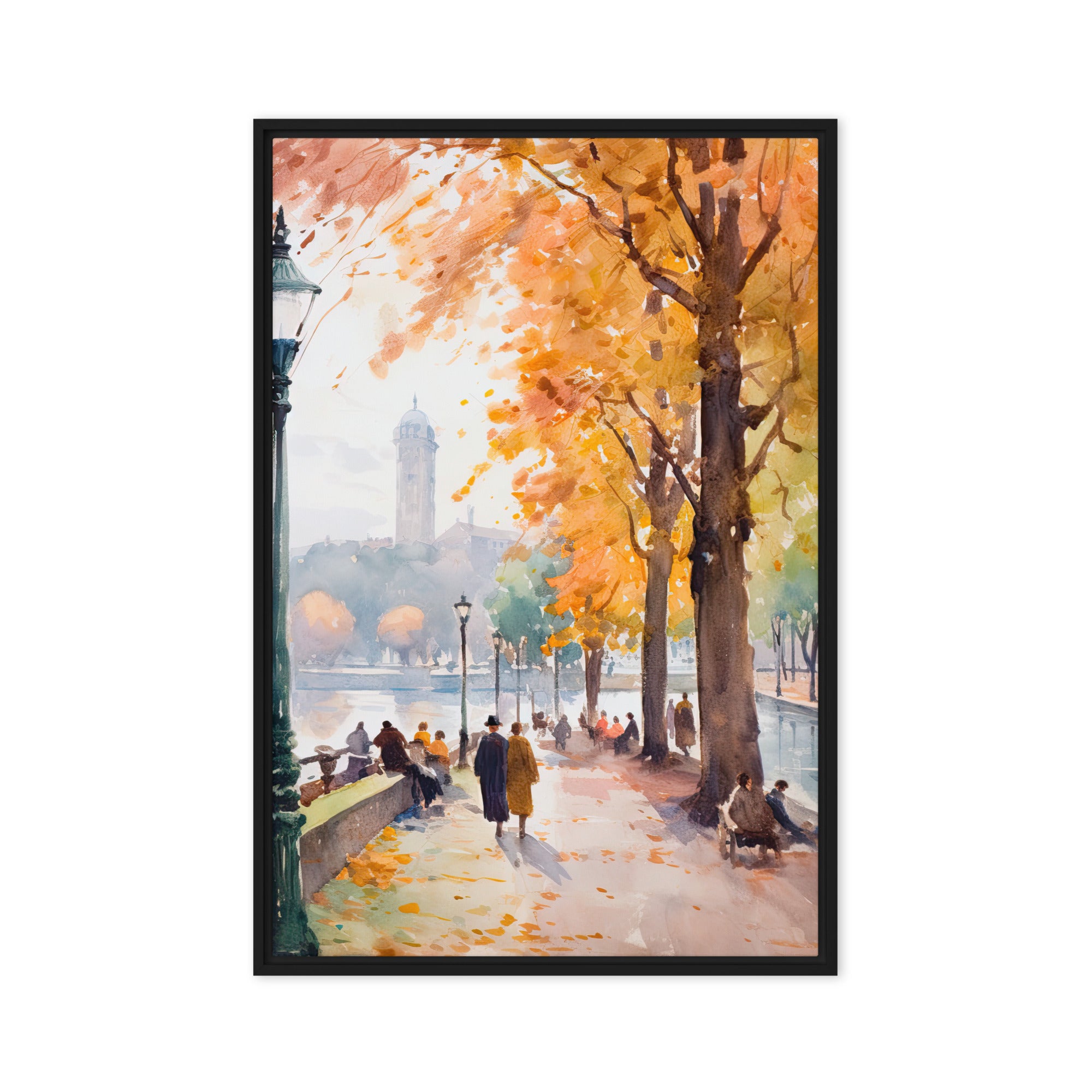 Echoes of an Era – Art Fusion Framed Canvas