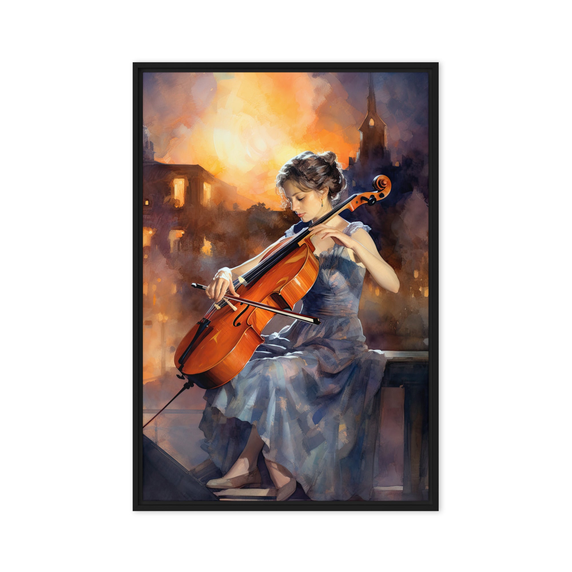Elegance In War Time – Art Fusion Framed Canvas