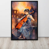 Elegance in War Time portrait canvas display