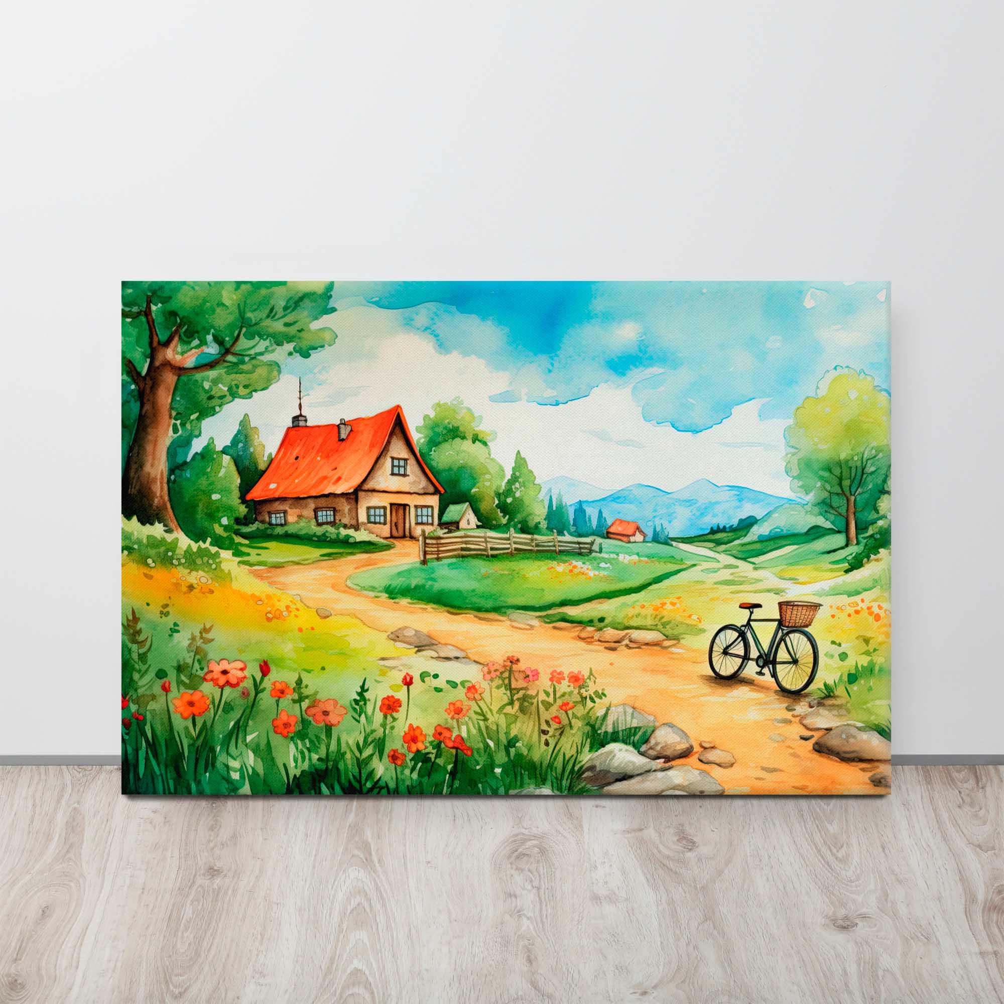 Elysian fields canvas displayed  
