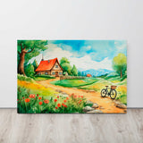 Elysian fields canvas displayed  