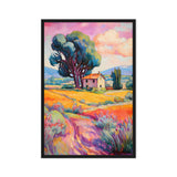 Enchanting Farm Home – Art Fusion Framed Canvas