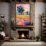  Enchanting Farm Home – Art Fusion framed canvas of a mid-century European farmhouse – Art Fusion Store