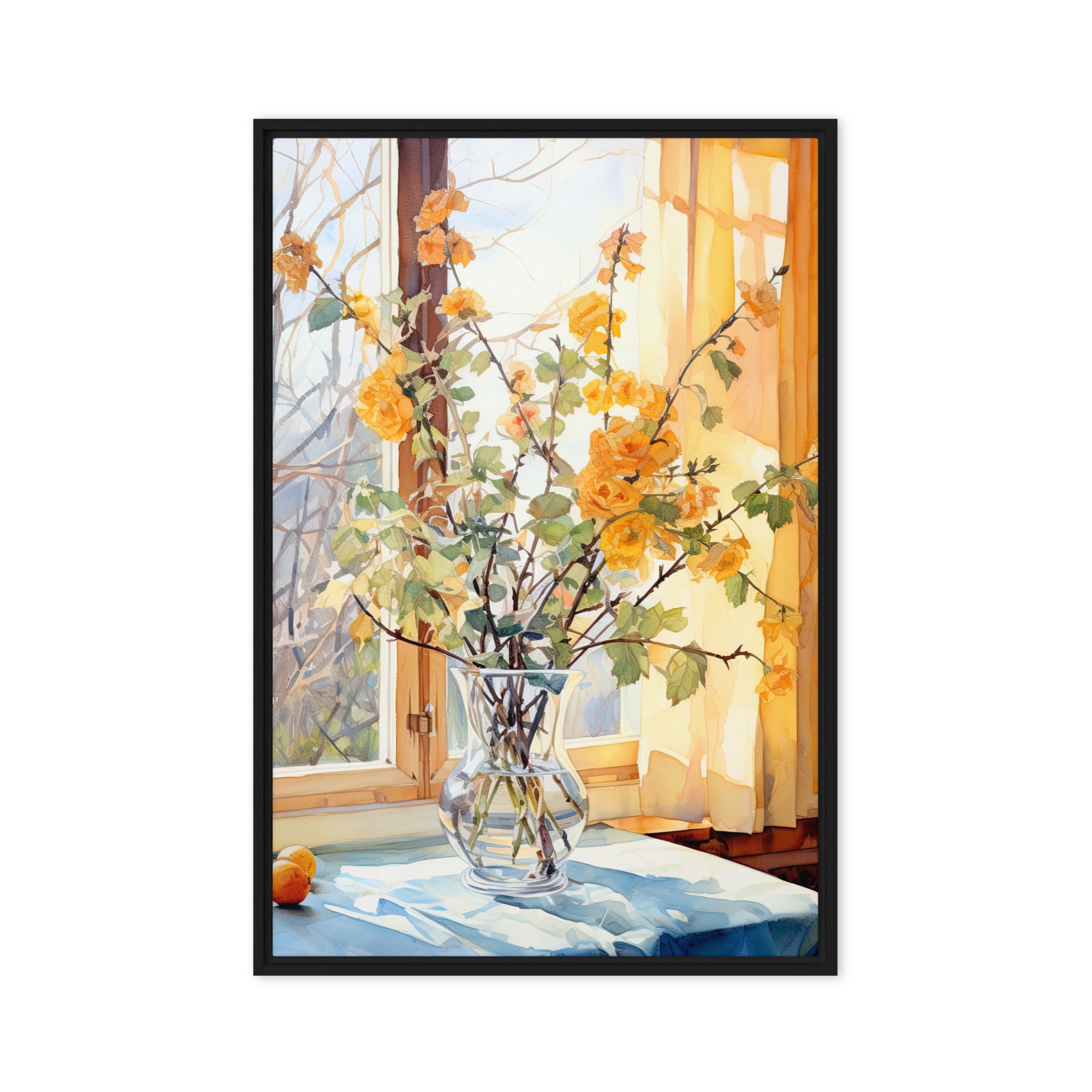 Eternal Bouquet – Art Fusion Framed Canvas 