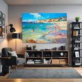 European summer Masterworks art print on a neutral wall