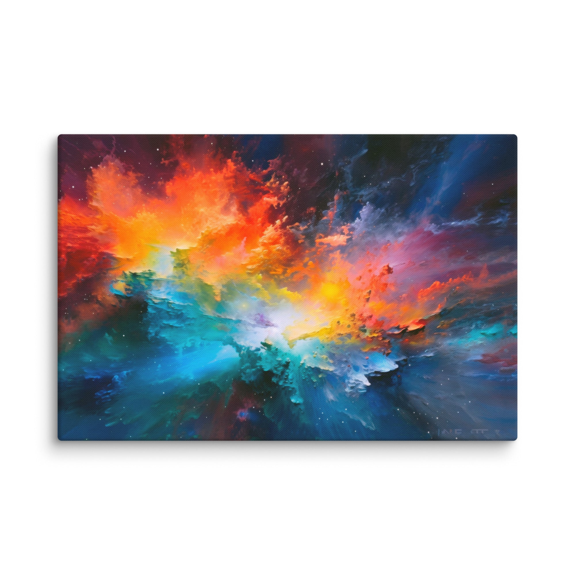 Exploding Light – Abstract Digital Canvas Print - Art Fusion Store