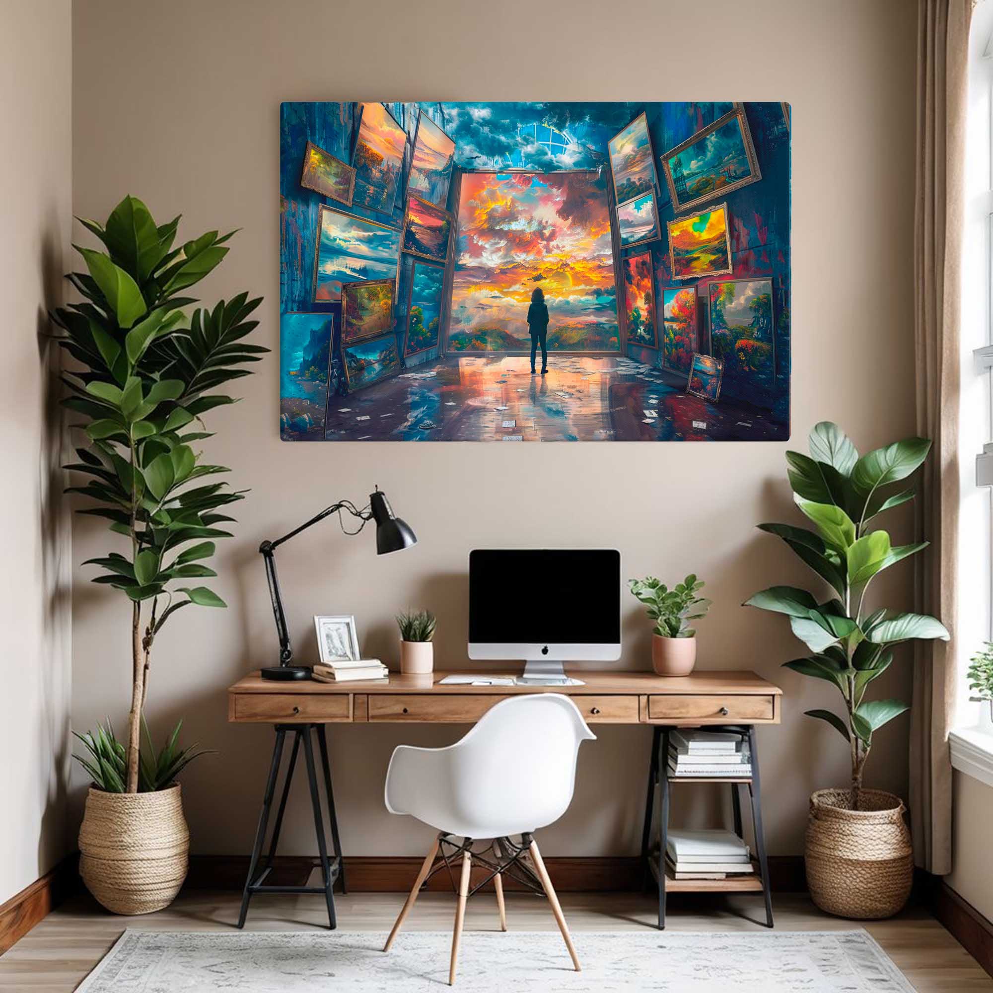 Cosmic Dreams - Celestial Landscape Art