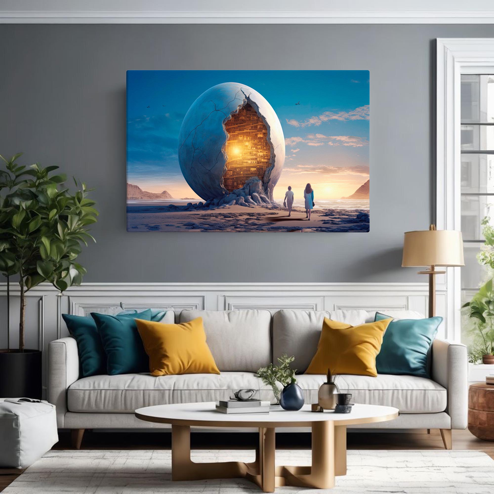 Mystical Journey - Fantasy Canvas Painting