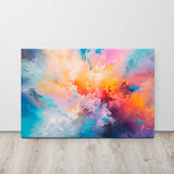Fluid Dynamics – Abstract Canvas Painting Print displayed