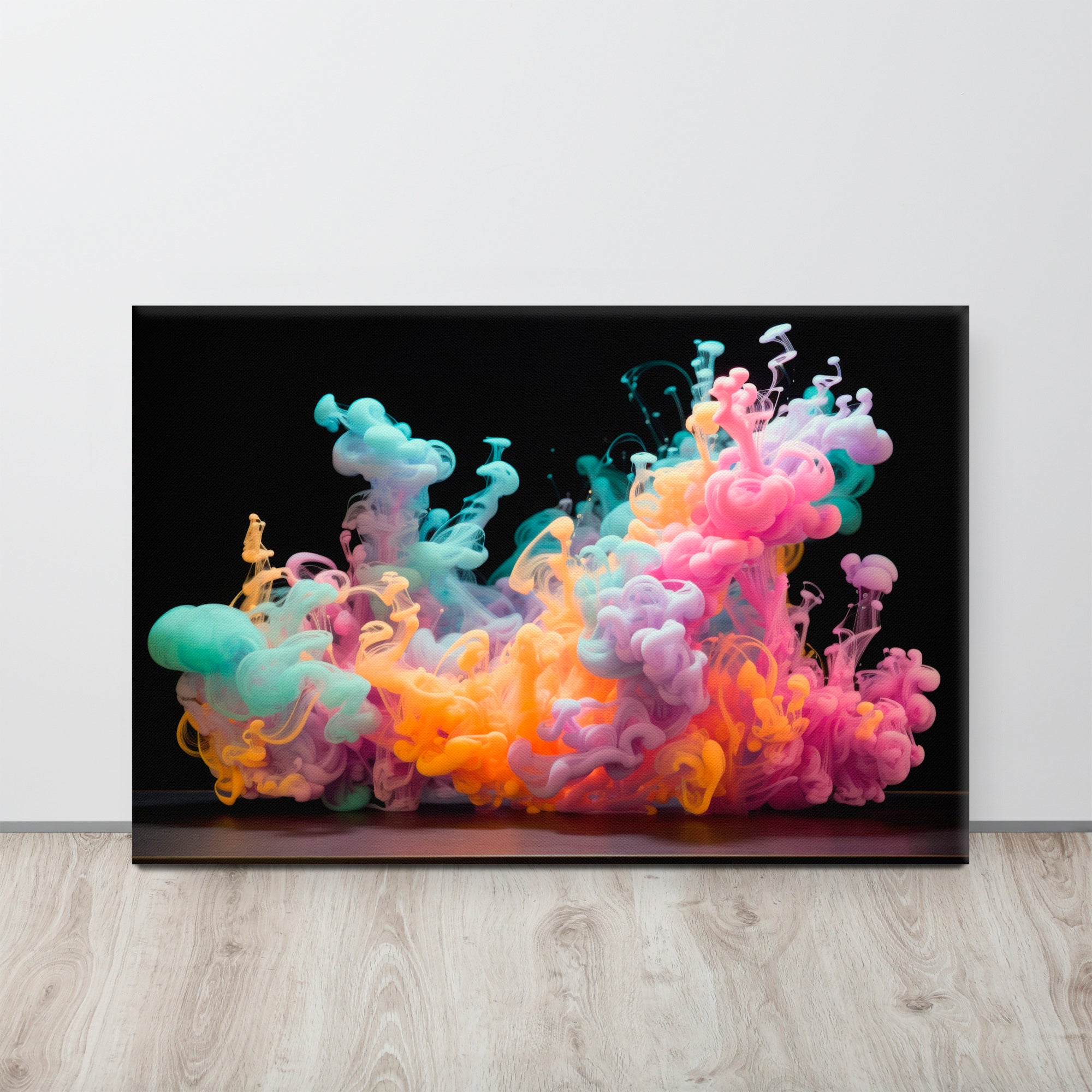 Fluid Motion - Abstract Canvas Print on display
