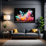 Fluid Motion - Abstract Canvas Print in family room