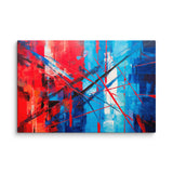 Fracture Lines – Abstract Digital Canvas Print - Art Fusion Store