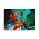 Fractured Realities- Abstract Canvas Print - Art Fusion Sore