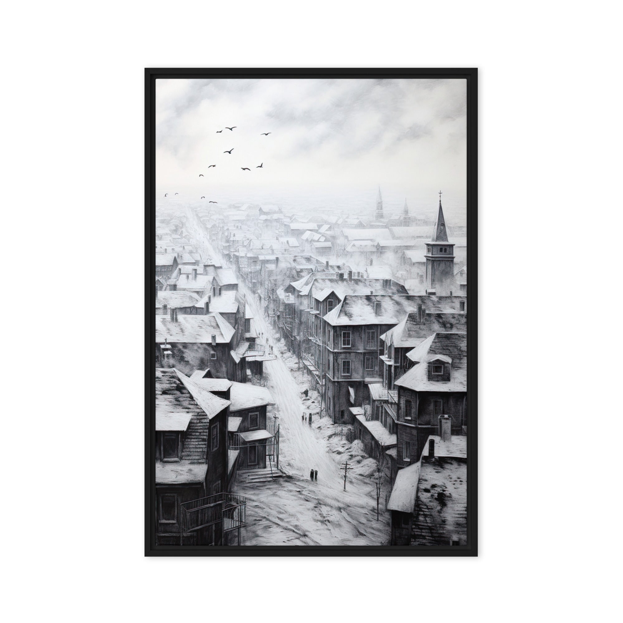 Frozen Memories – Art Fusion Framed Canvas