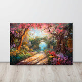  Garden pathway canvas displayed  