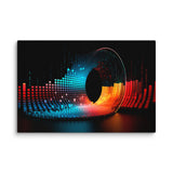 Geometric Dimensions – Abstract Digital Canvas Print - Art Fusion Store