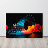 Geometric Dimensions – Abstract Canvas Print floor display