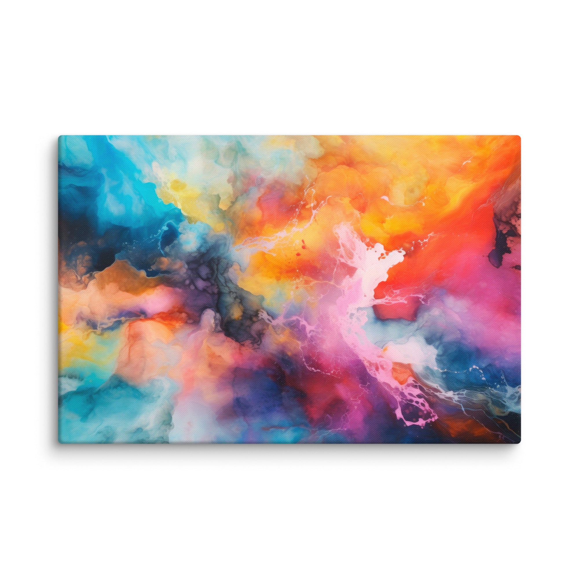 Harmony in Chaos – Abstract Canvas Art Print - Art Fusion Store