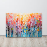 Harmony in Kind  – Abstract Canvas Art Print on display