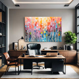 Harmony in Kind  – Abstract Canvas Art Print in an office setting