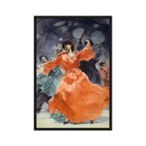 Harmony in Motion – Art Fusion Framed Canvas