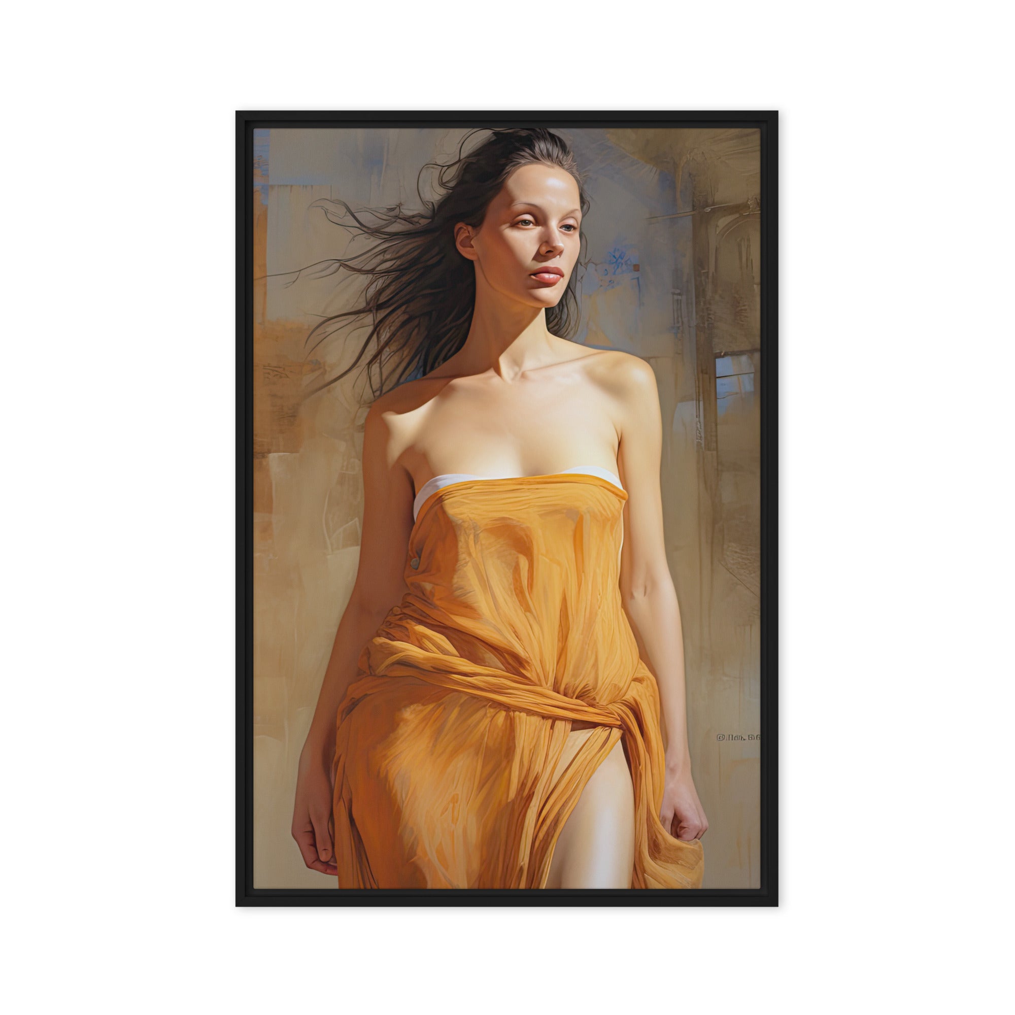 Hungarian Grace – Art Fusion Framed Canvas