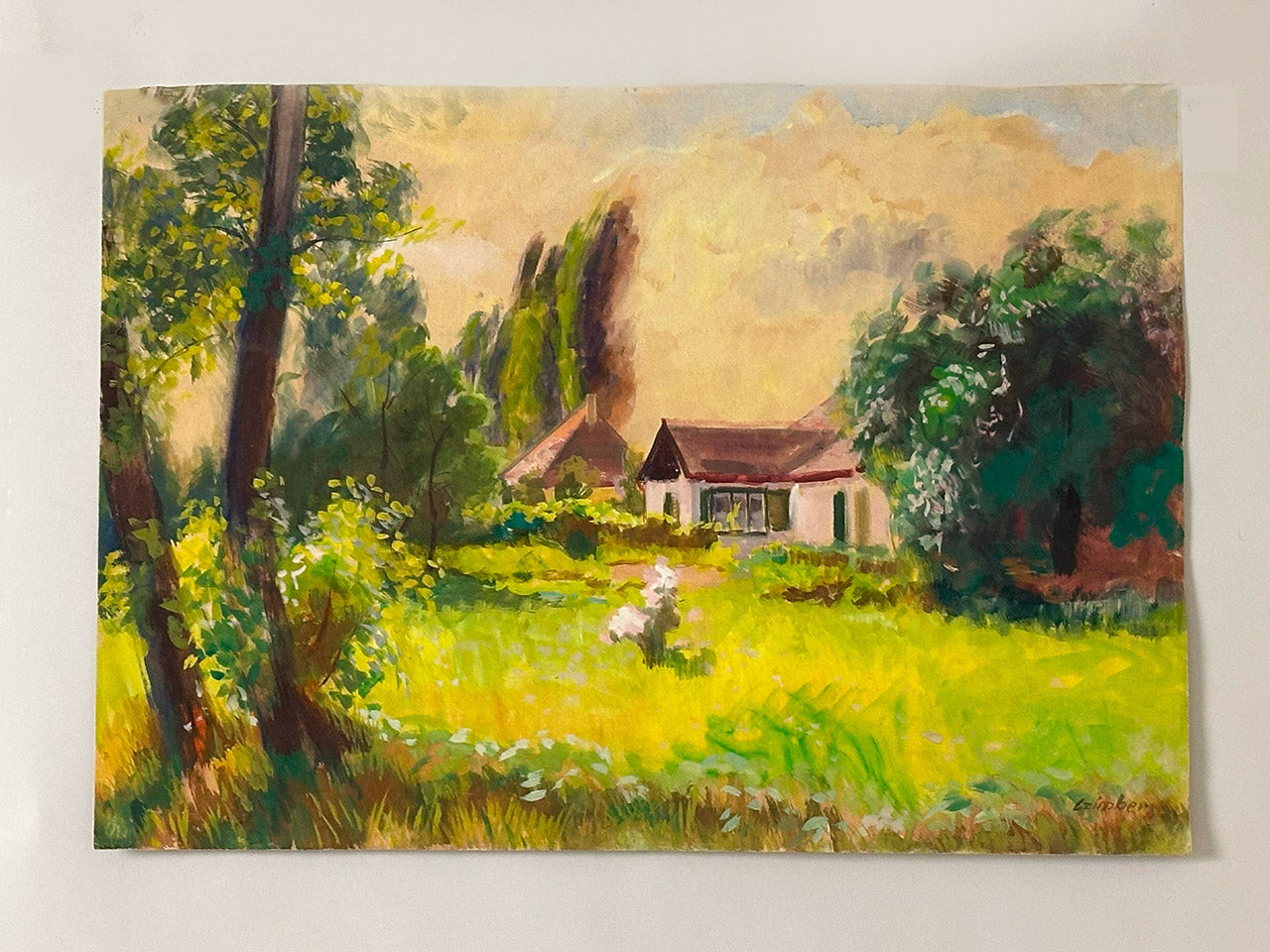 Original Fine Art Vintage Painting - Czimber_0014