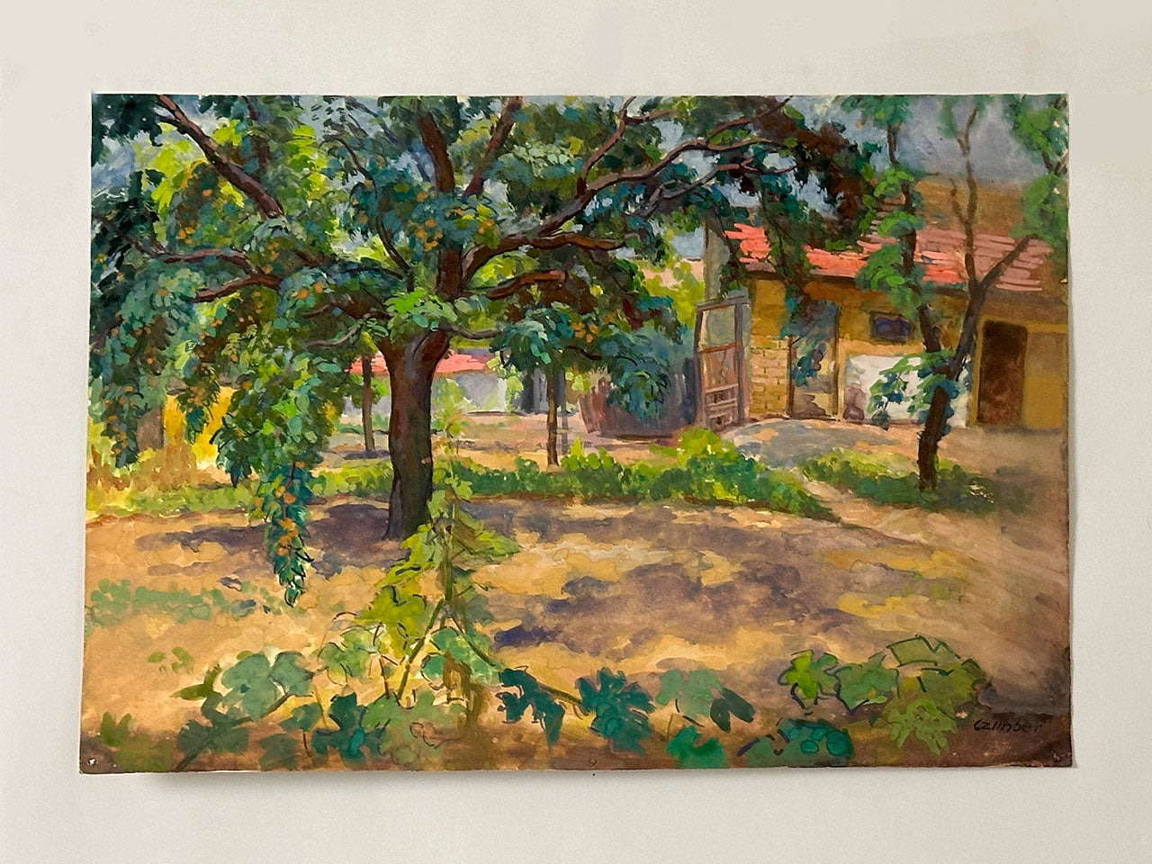 Original Fine Art Vintage Painting - Czimber_0030
