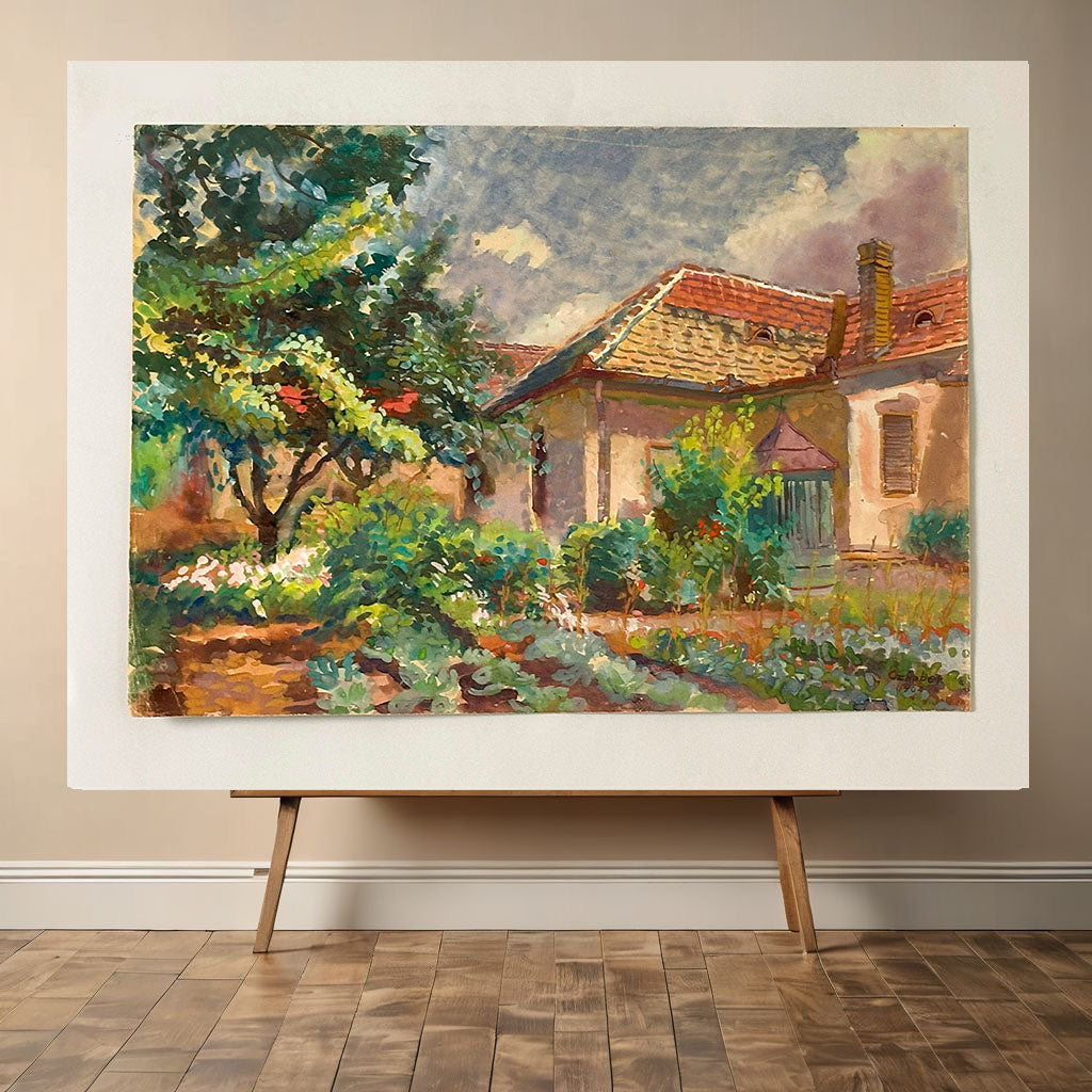 Original Fine Art Vintage Painting - Czimber_0046
