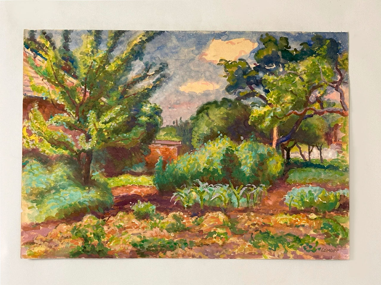Original Fine Art Vintage Painting - Czimber_0048