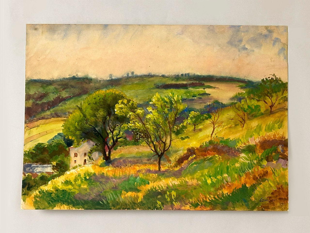 Original Fine Art Vintage Painting - Czimber_0050