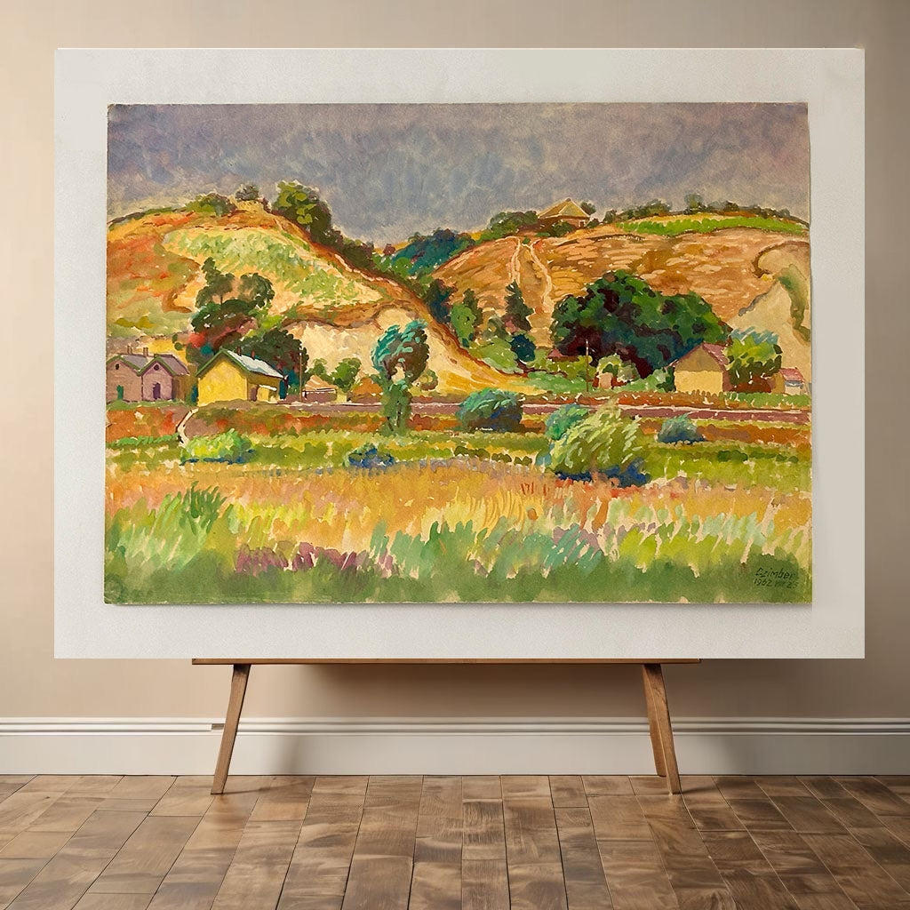 Original Fine Art Vintage Painting - Czimber_0051