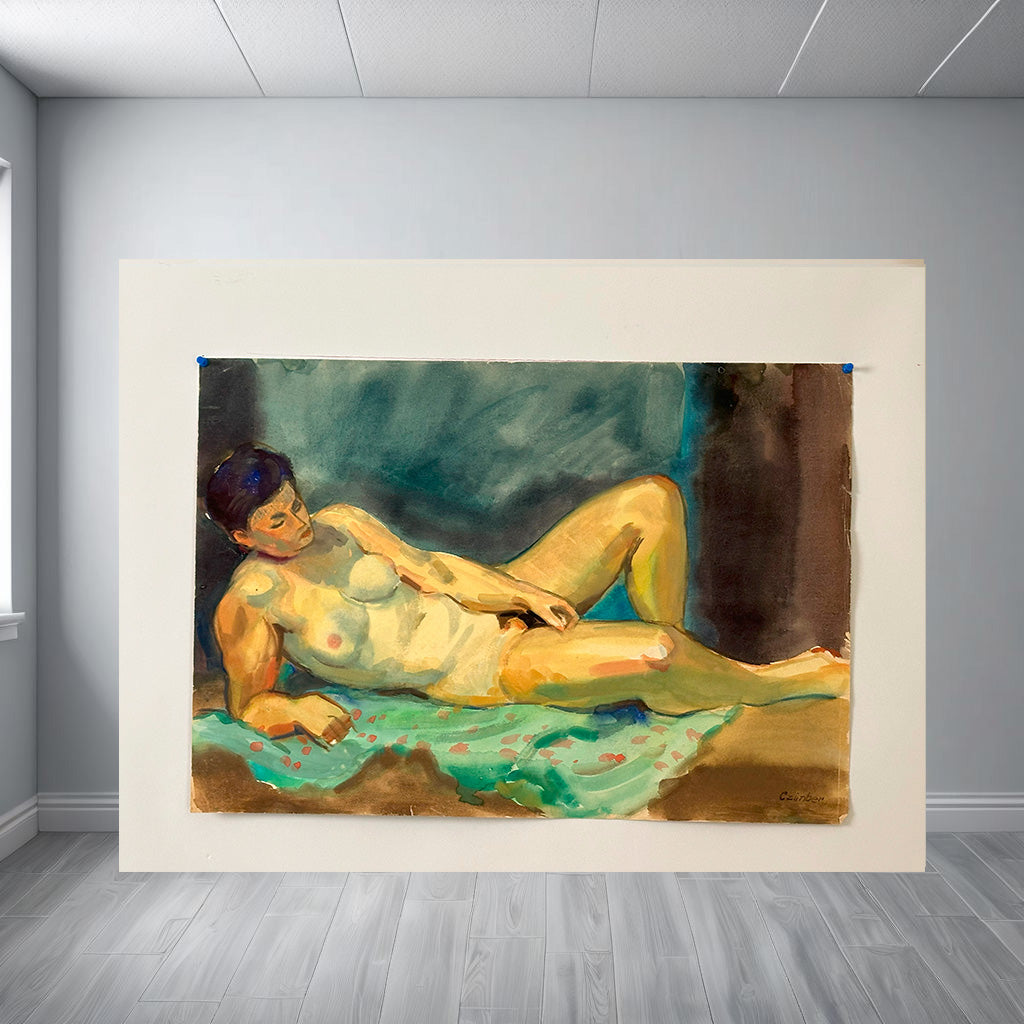 Original Fine Art Nude Painting - Czimber_9764