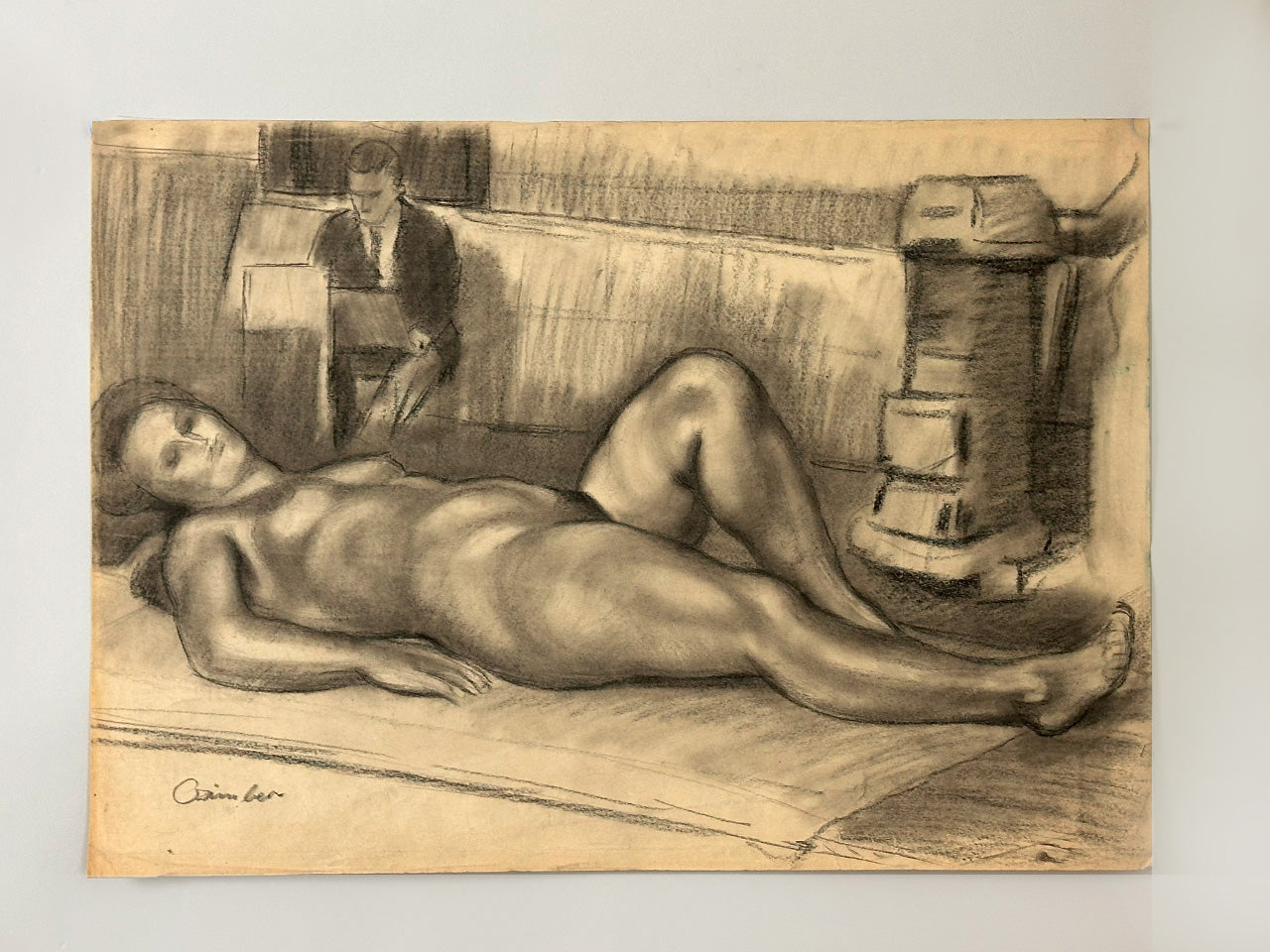Original Fine Art Nude Painting - Czimber_9765