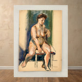 Original Fine Art Nude Painting - Czimber_9843