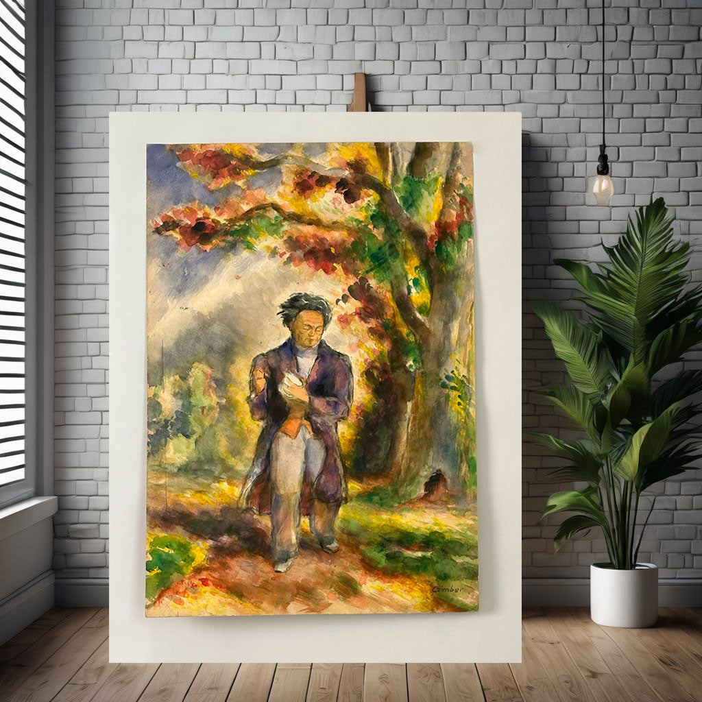 Original Fine Art Vintage Painting - Czimber_9912