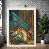 Original Fine Art Vintage Painting - Czimber_9922