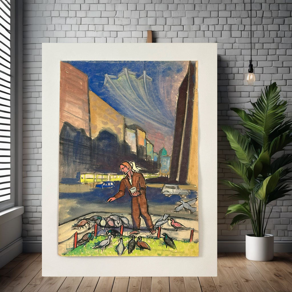 Original Fine Art Vintage Painting - Czimber_9926