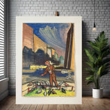 Original Fine Art Vintage Painting - Czimber_9926