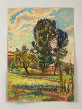 Original Fine Art Vintage Painting - Czimber_9930