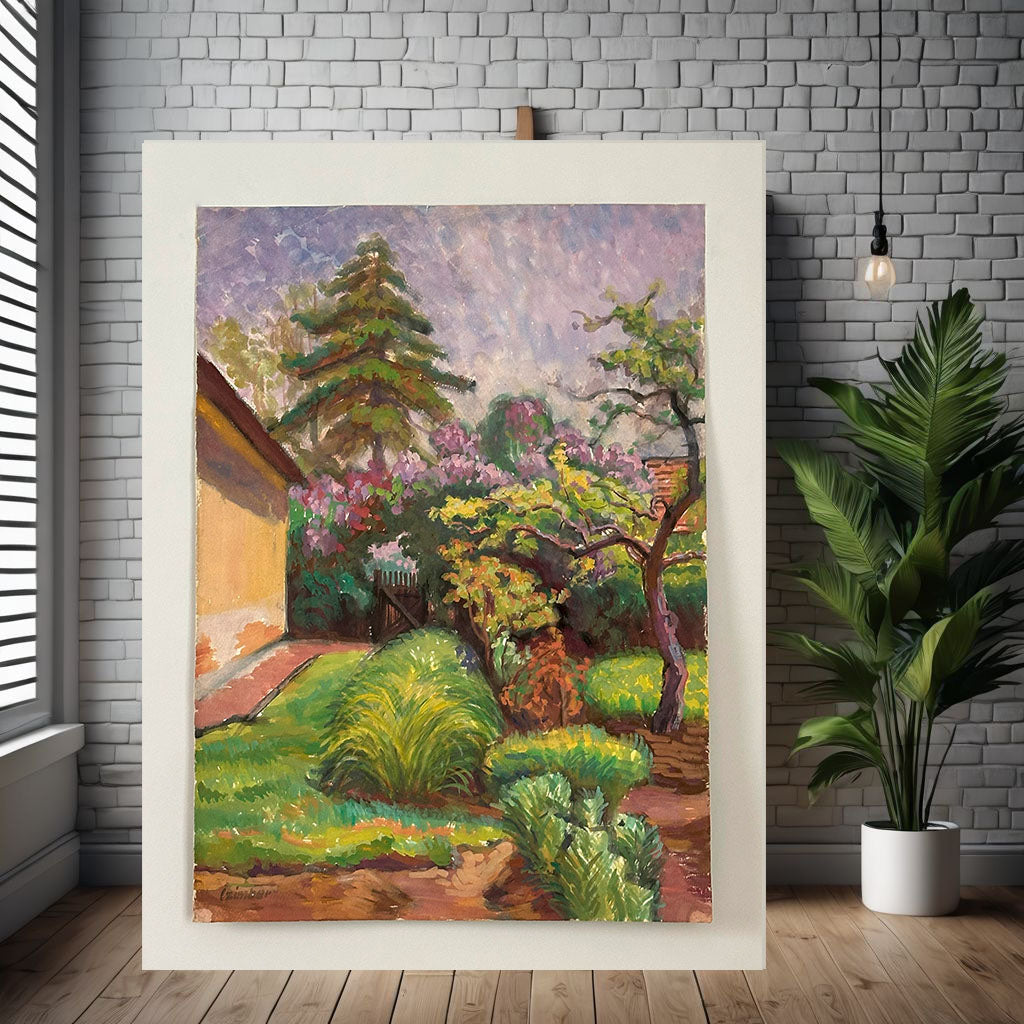 Original Fine Art Vintage Painting - Czimber_9931