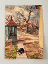 Original Fine Art Vintage Painting - Czimber_9932