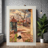 Original Fine Art Vintage Painting - Czimber_9932