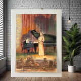 Original Fine Art Vintage Painting - Czimber_9939