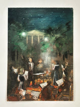Original Fine Art Vintage Painting - Czimber_9941