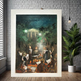 Original Fine Art Vintage Painting - Czimber_9941
