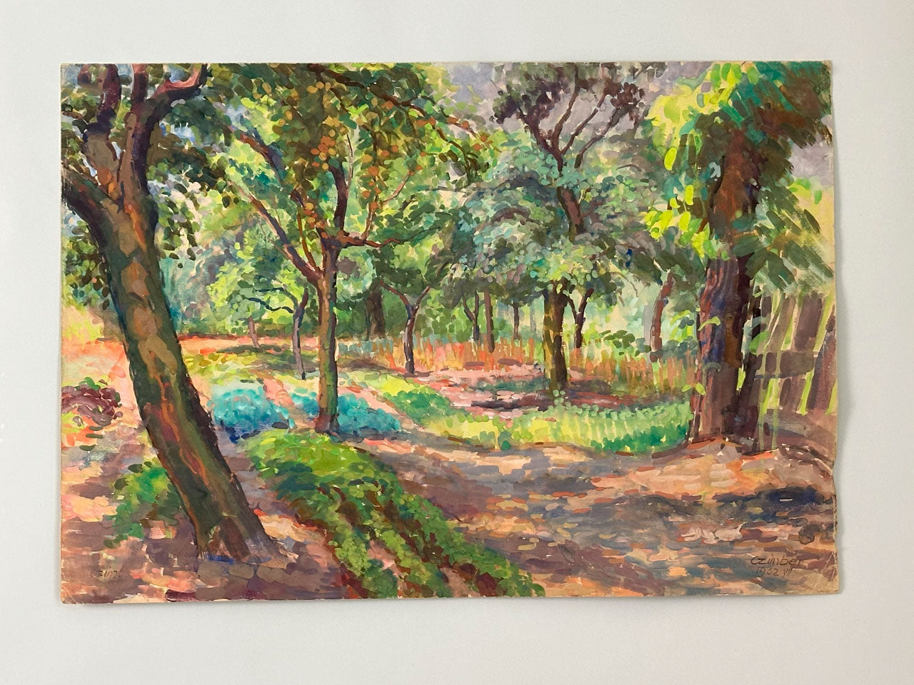 Original Fine Art Vintage Painting - Czimber_9945