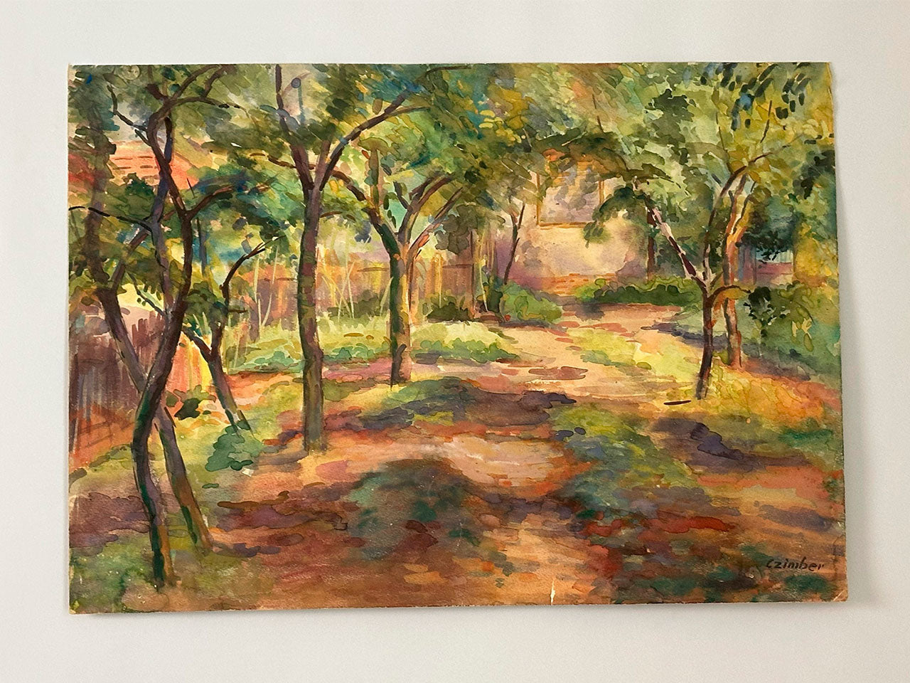 Original Fine Art Vintage Painting - Czimber_9953
